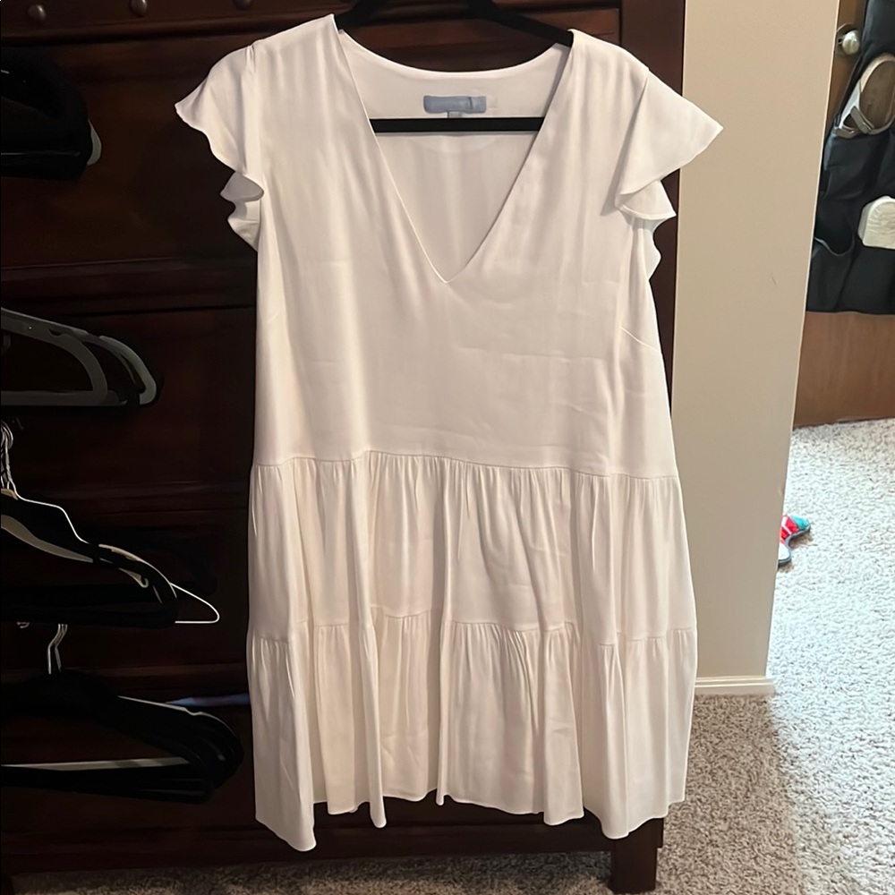 ANTONIO MELANI White Flutter Sleeve Sundress